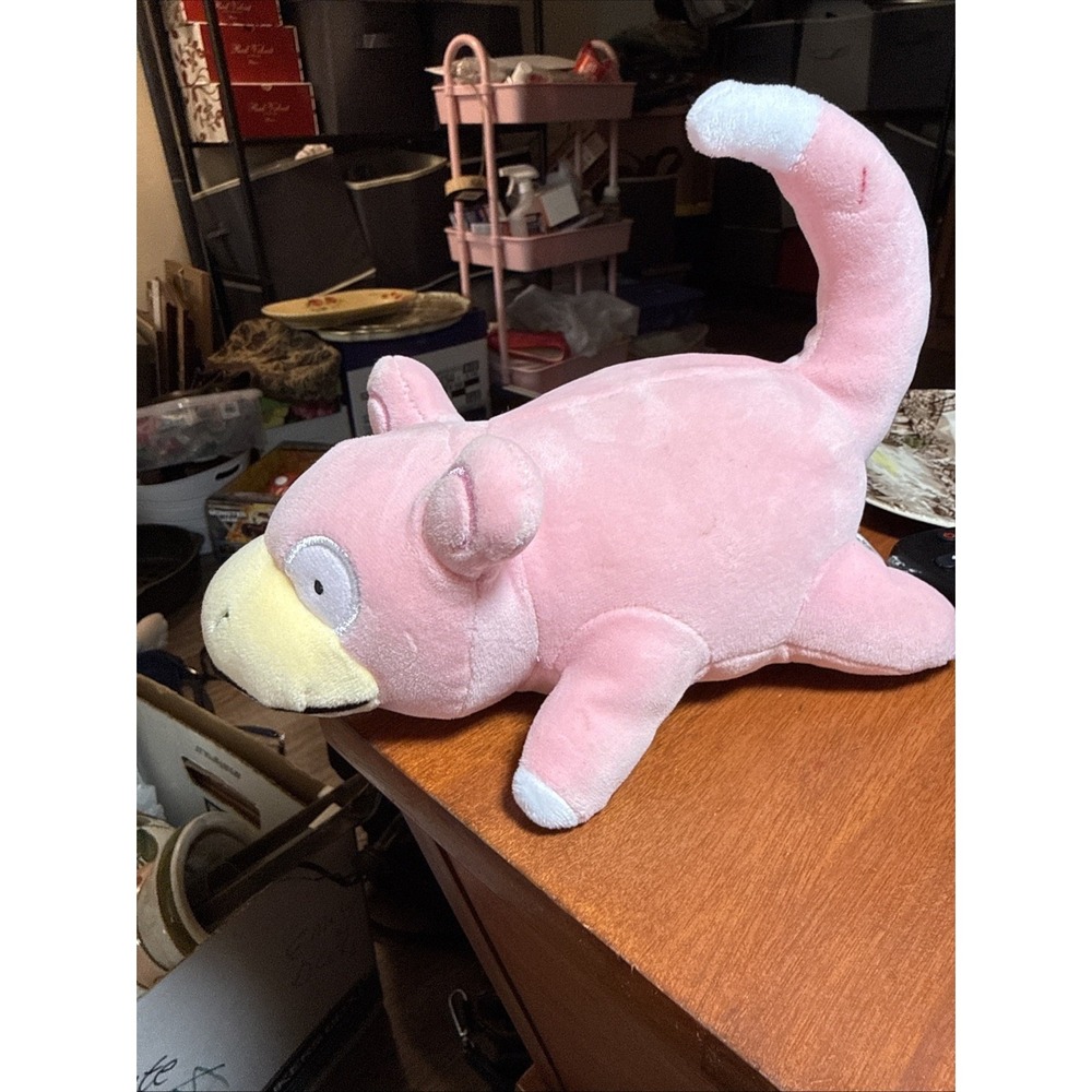 Pokémon Slowpoke Pink Plush Stuffed Animal Toy Animation Anime